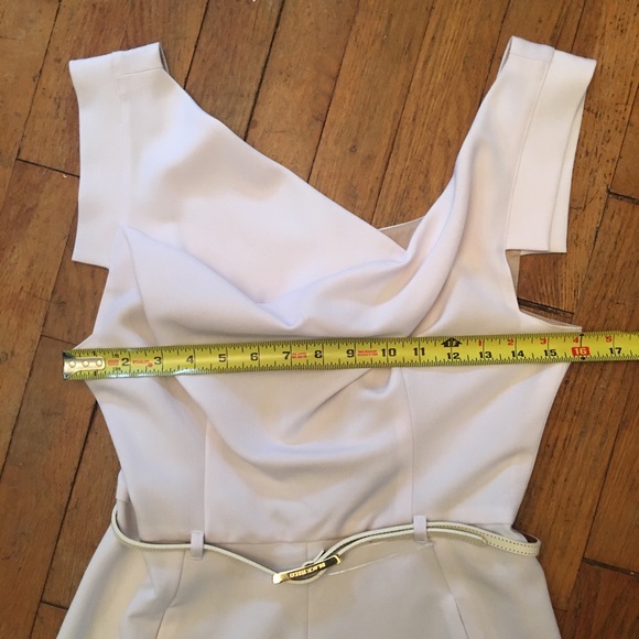 Black Halo Jackie Cap-Sleeve Wide- Leg Jumpsuit - Picture 2 of 14